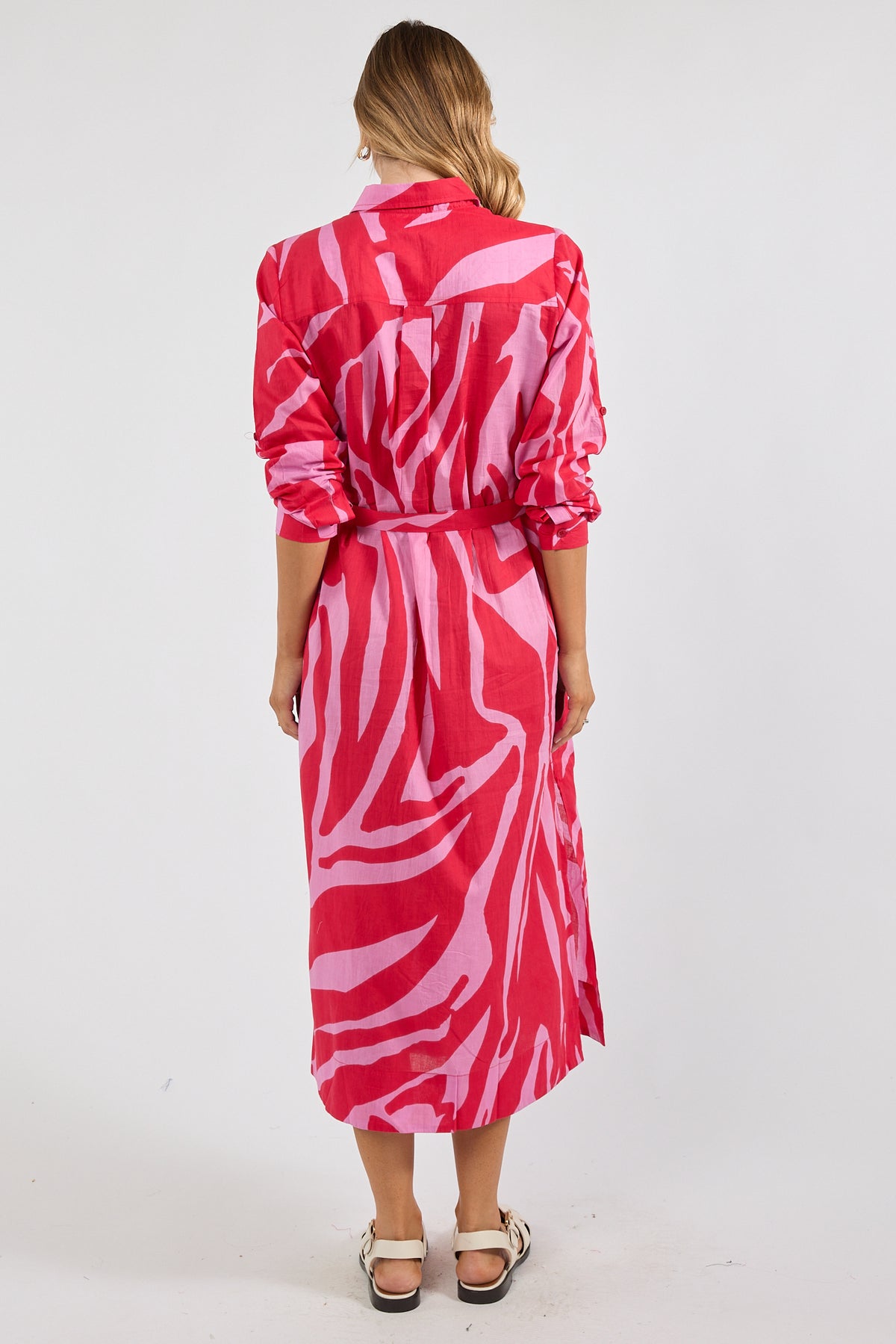 Zephyr Shirtmaker Dress Melon