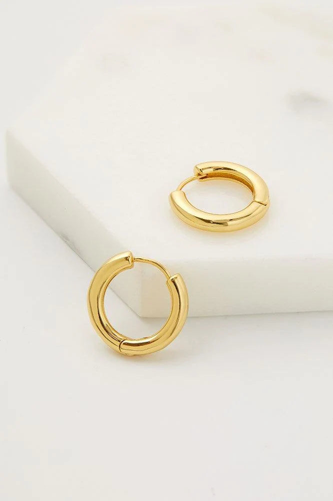 Kendall Hoop Medium Gold