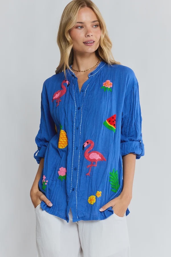FLORIDA SHIRT Azure