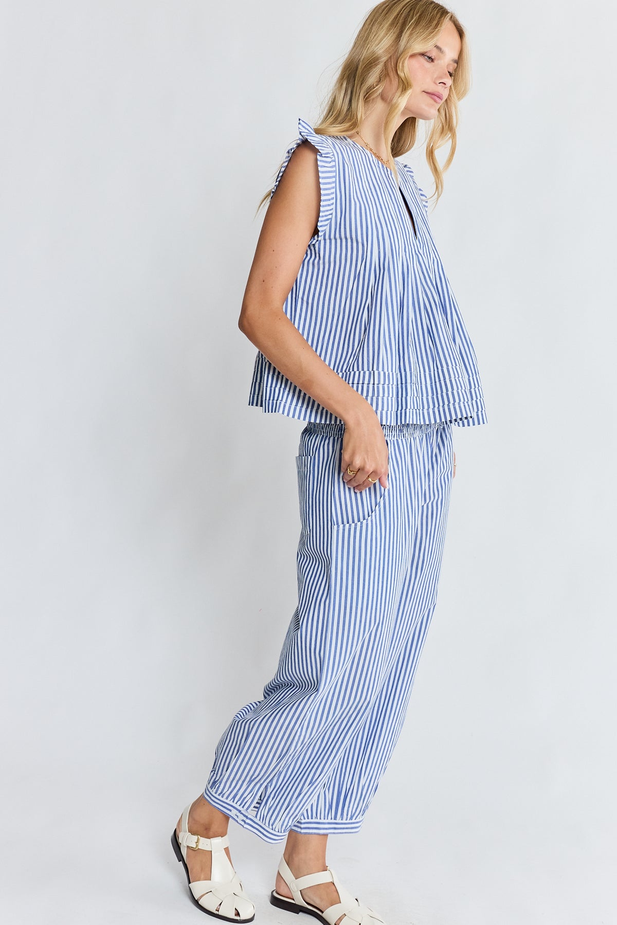 Sylvie Balloon Pant Stripe