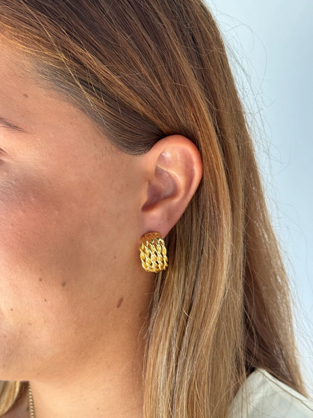 Sarah Hoop in Silver or Gold