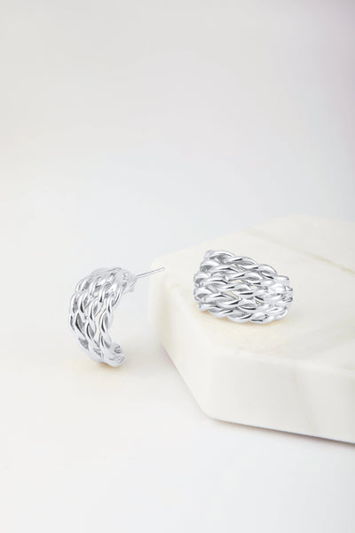 Sarah Hoop in Silver or Gold