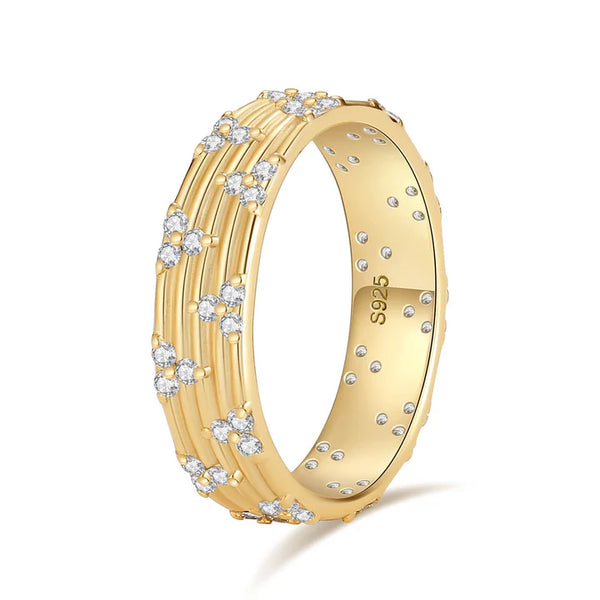 Diamante Line Ring size 6