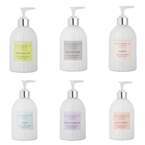Peppermint Grove hand & Body Cream 500ml