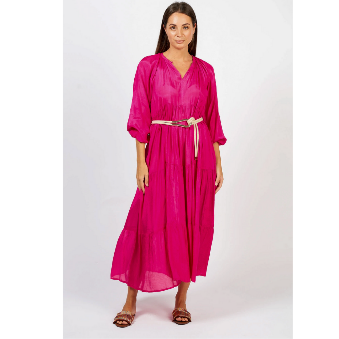 Arnasha Maxi Dress - Orange or Hot Pink