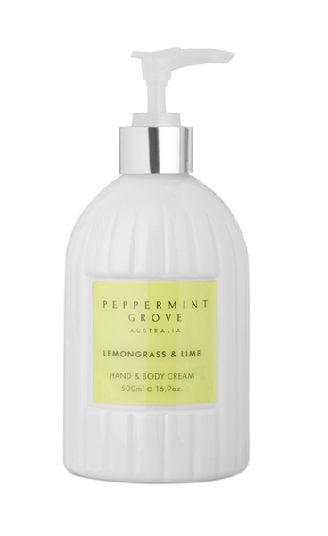 Peppermint Grove hand & Body Cream 500ml