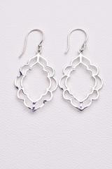 Iris Earring 925 Sterling Silver Plated